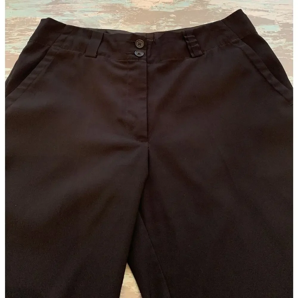 Size 6 Nike Golf Tour Performance Women's Dri-Fit Black Pants Crop 23